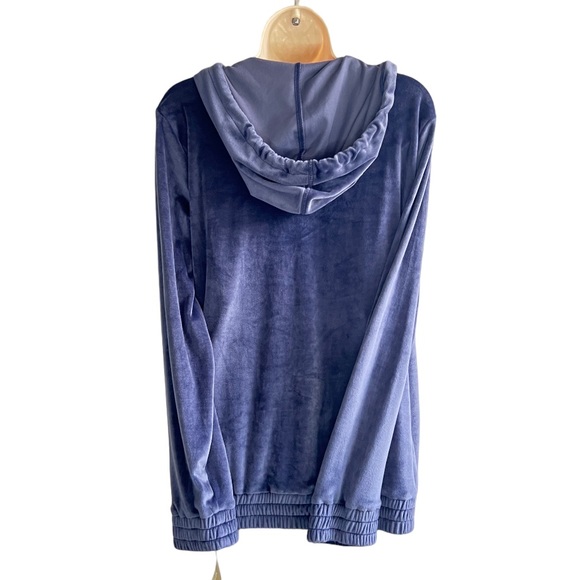Michael Kors Hooded Velvet Sweatshirt with Pockets Size L – New - Picture 5 of 10